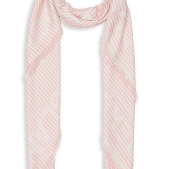 BNWT BURBERRY STRIPED LOGO JACQUARD LARGE SQUARE SCALF - Picture 3 of 14